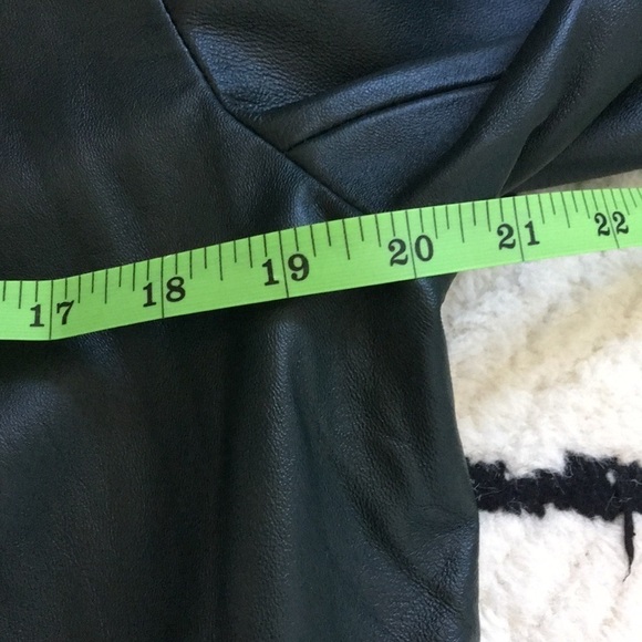 REBECCA MINKOFF Noble Green Ace Leather Jacket - Picture 6 of 12